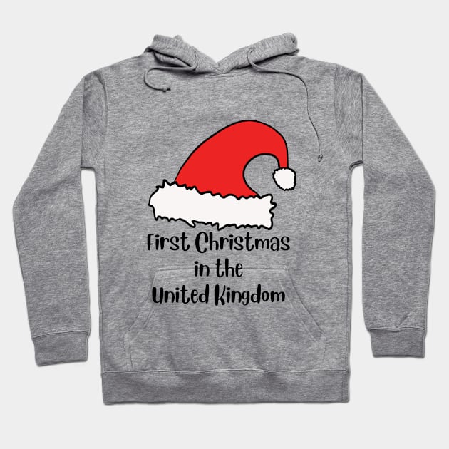 First Christmas in the UK Hoodie by Ashden